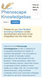 Mobile Screenshot of kb.phenoscape.org